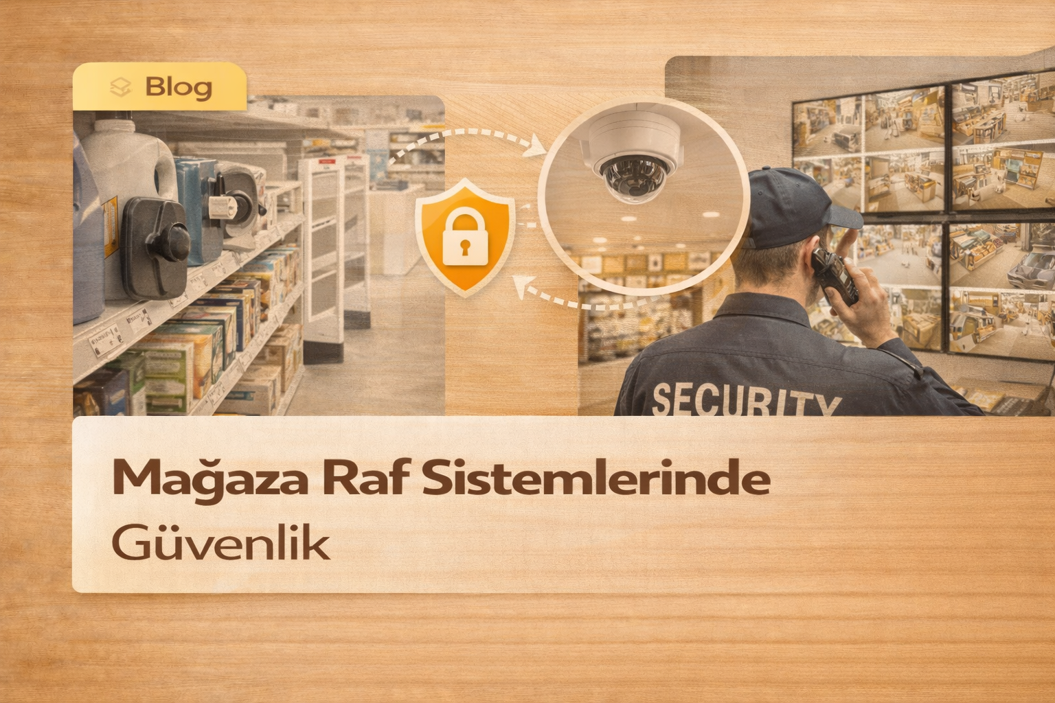 meşe raf mağaza raf sistemlerinde güvenlik